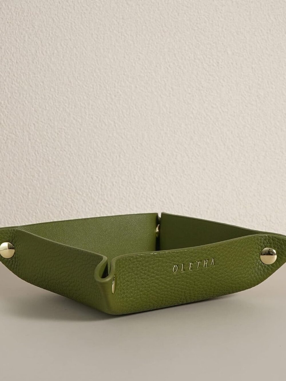Foldable Valet Tray, Travel Essentials for Women, Green